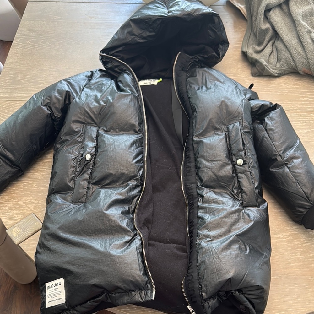 Nununu Black Jacket with Neon Accent